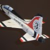 Semi-profile T-38 Talon for L-2.  Printed paper over balsa.