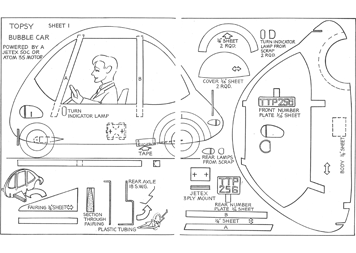 TOPSY BUBBLE CAR