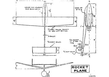 SPAREY'S ROCKET PLANE