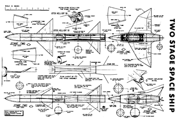 TWO STAGE SPACESHIP